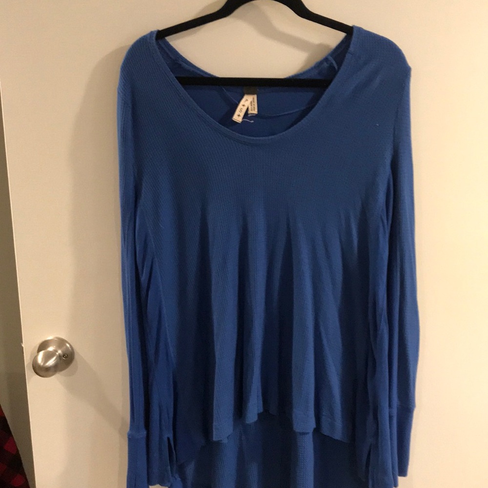 Free people waffle shirt